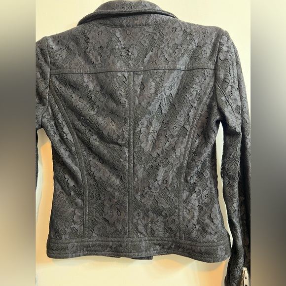 BDB David Bitton Lace Moto Jacket XS - Picture 3 of 13